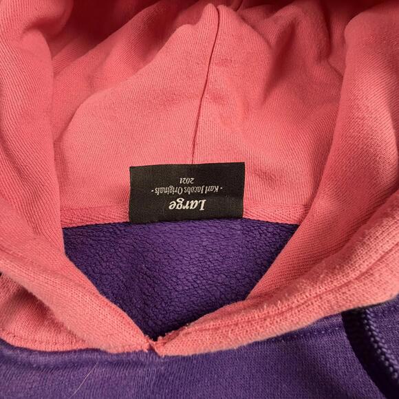 Karl Jacobs Colorblock Hoodie with Logo #1140 - Picture 3 of 8